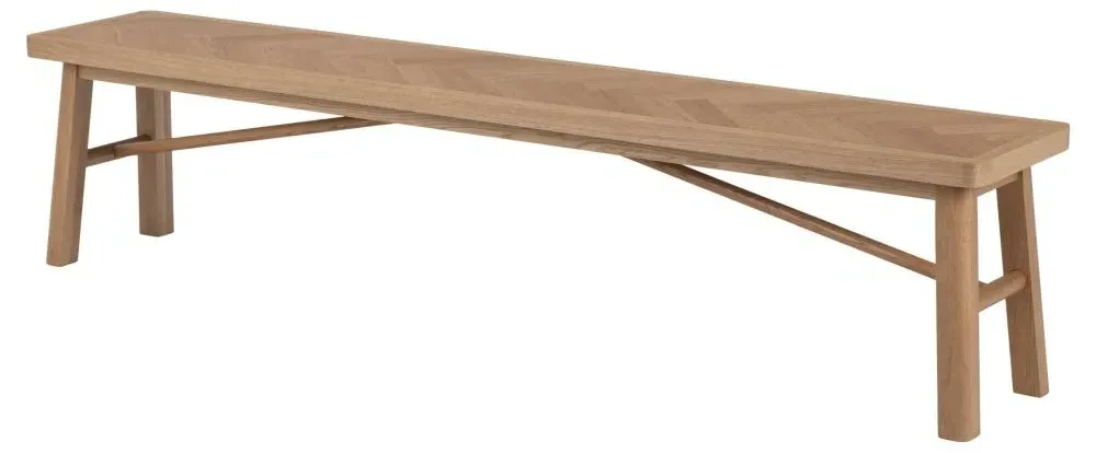 Galway Oak 200cm Dining Bench - Matt Oak