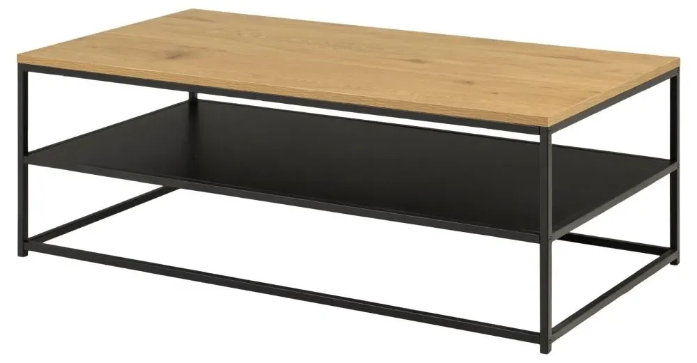 Gila 120cm Coffee Table - Oak, Melamine