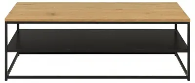 Gila 120cm Coffee Table - Oak, Melamine