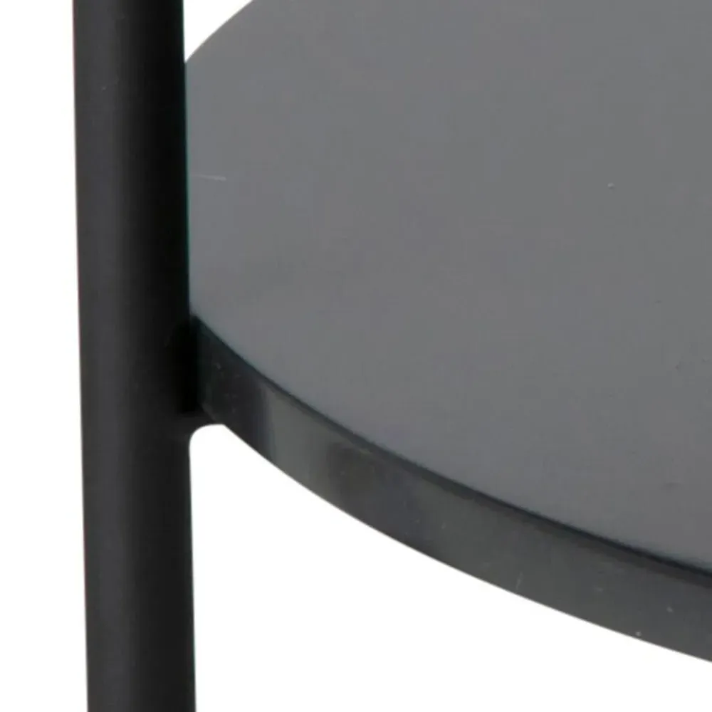 Goldington Round Coffee Table - Brown, Marble Effect