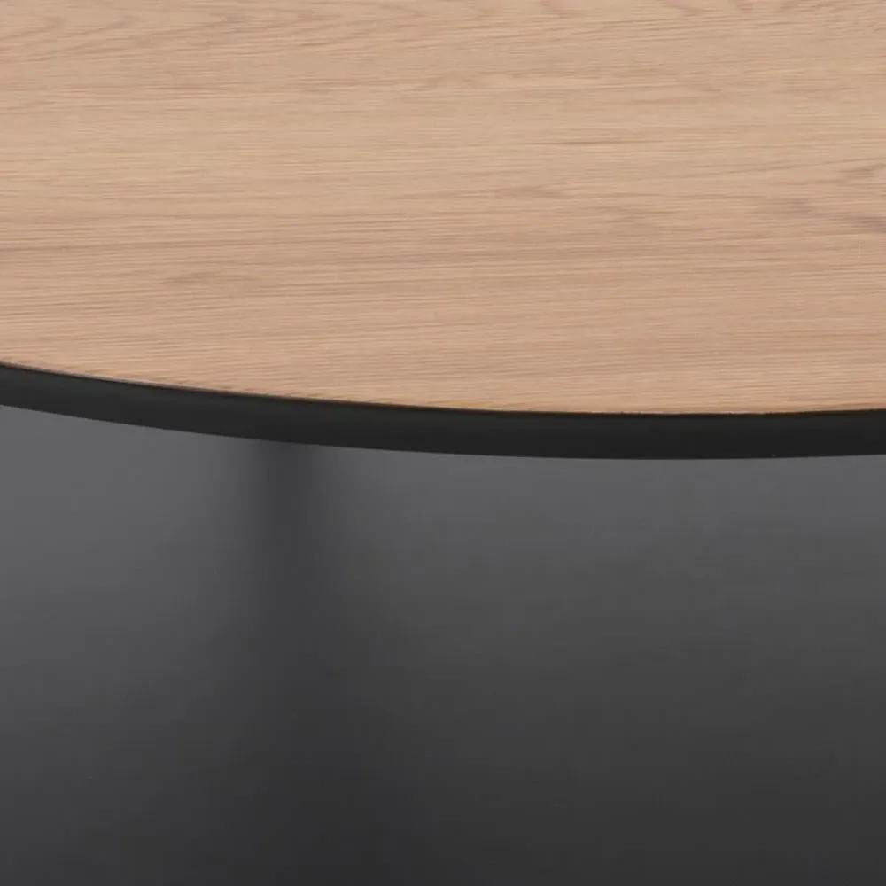 Goldington Round Coffee Table - Oak, MDF