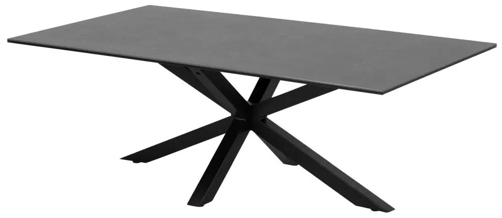 Heaven 130cm Coffee Table - Black, Ceramic
