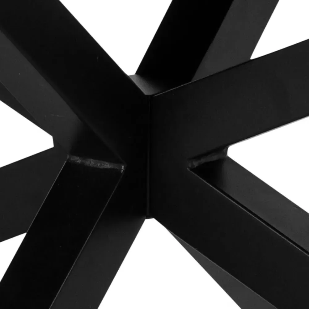 Heaven 130cm Coffee Table - Black, Ceramic