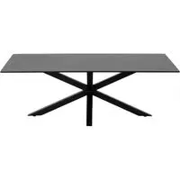 Heaven 130cm Coffee Table - Black, Ceramic