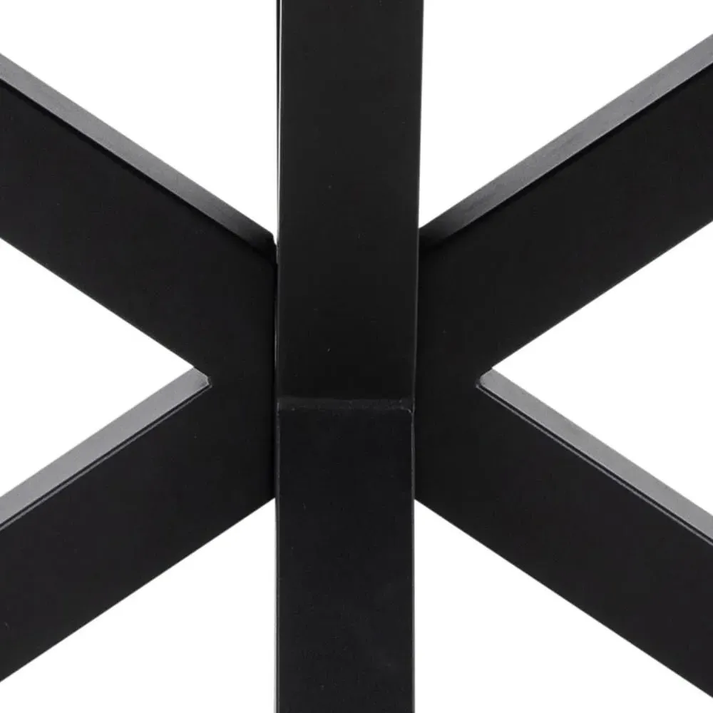 Heaven 8 Seater Dining Table - Black, Ceramic