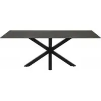 Heaven 8 Seater Dining Table - Black, Ceramic