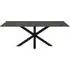 Heaven 8 Seater Dining Table - Black, Ceramic