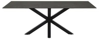 Heaven 8 Seater Dining Table - Black, Ceramic image