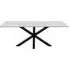 Heaven 8 Seater Dining Table - White, Ceramic