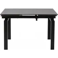 Huddersfield 4-6 Seater Extendable Dining Table - Black, Ceramic