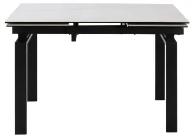 Huddersfield 4-8 Seater Extendable Dining Table - White, Ceramic