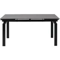 Huddersfield 6-8 Seater Extendable Dining Table - Black, Ceramic