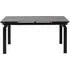 Huddersfield 6-8 Seater Extendable Dining Table - Black, Ceramic