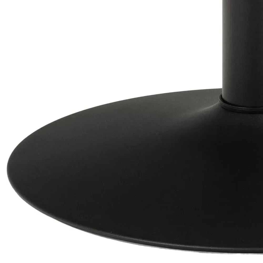 Ibiza Round Dining Table - Black, Melamine