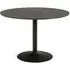 Ibiza Round Dining Table - Black, Melamine