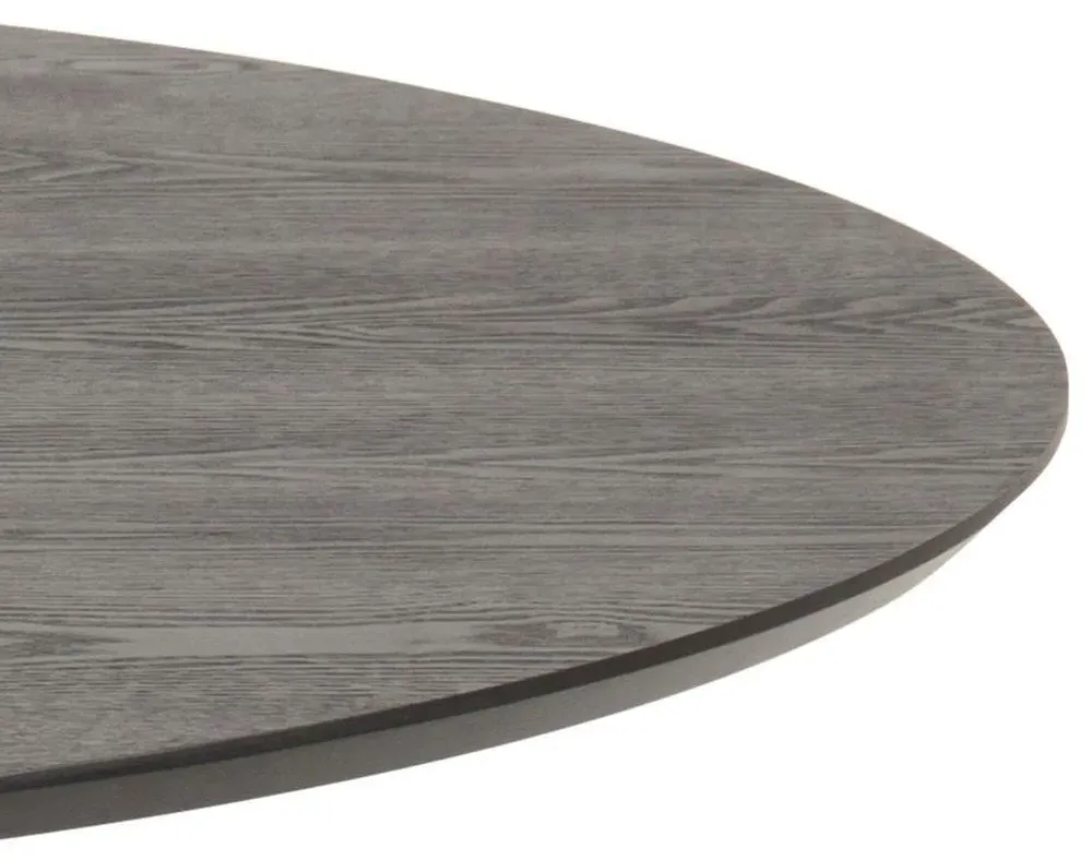 Ibiza Round Dining Table - Matt Black
