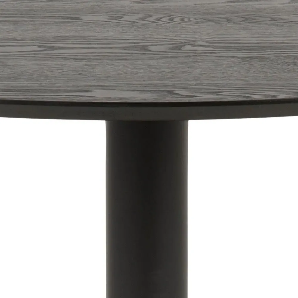 Ibiza Round Dining Table - Matt Black