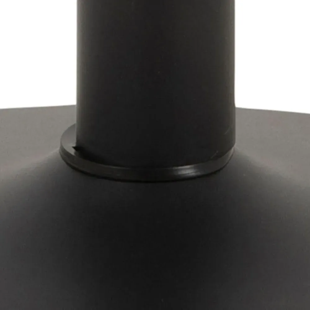 Ibiza Round Dining Table - Matt Black