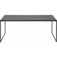 Infinity 120cm Coffee Table - Black, Melamine