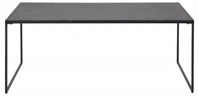 Infinity 120cm Coffee Table - Black, Melamine image