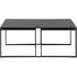 Infinity Coffee Table Set of 3 - Black, Melamine