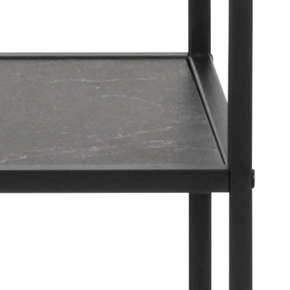 Infinity Tall Open Shelving Unit - Black, Metal