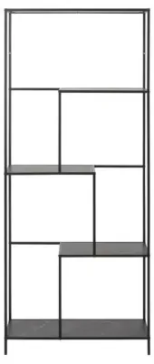 Infinity Tall Open Shelving Unit - Black, Metal image