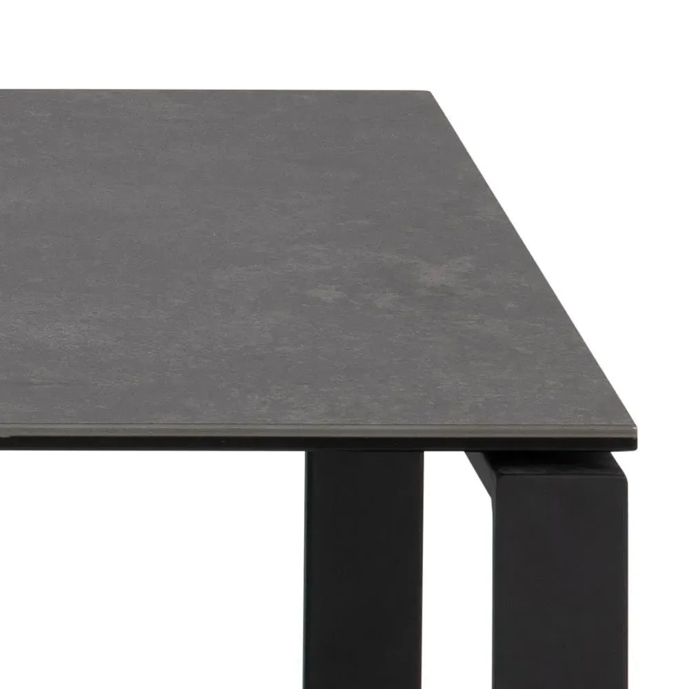 Katrine Coffee Table Set of 2 - Black Ceramic