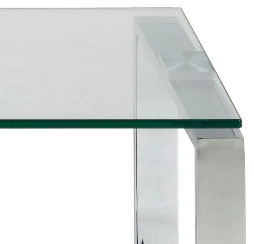 Katrine Coffee Table Set of 2 - Clear Glass