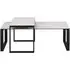 Katrine Coffee Table Set of 2 - White Ceramic