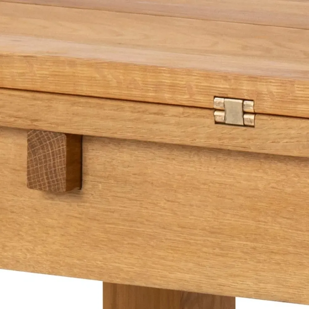 Kenley 2-Seater Extending Dining Table - Oak