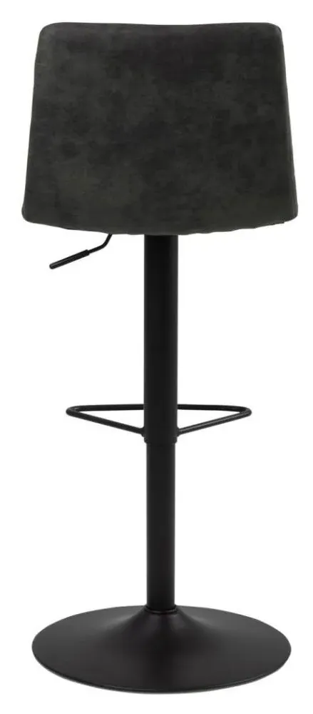 Kimmy Gas Lift Bar Stool - Anthracite, Fabric