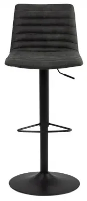 Kimmy Gas Lift Bar Stool - Anthracite, Fabric image