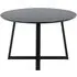Malika 4-Seater Round Dining Table - Black Oak