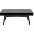 Marte 130cm Coffee Table - Black, Oak Veneer