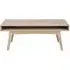 Marte 130cm Coffee Table with Shelf - White, Oak Veneer