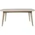 Marte 6-Seater Extendable Dining Table - White, Oak
