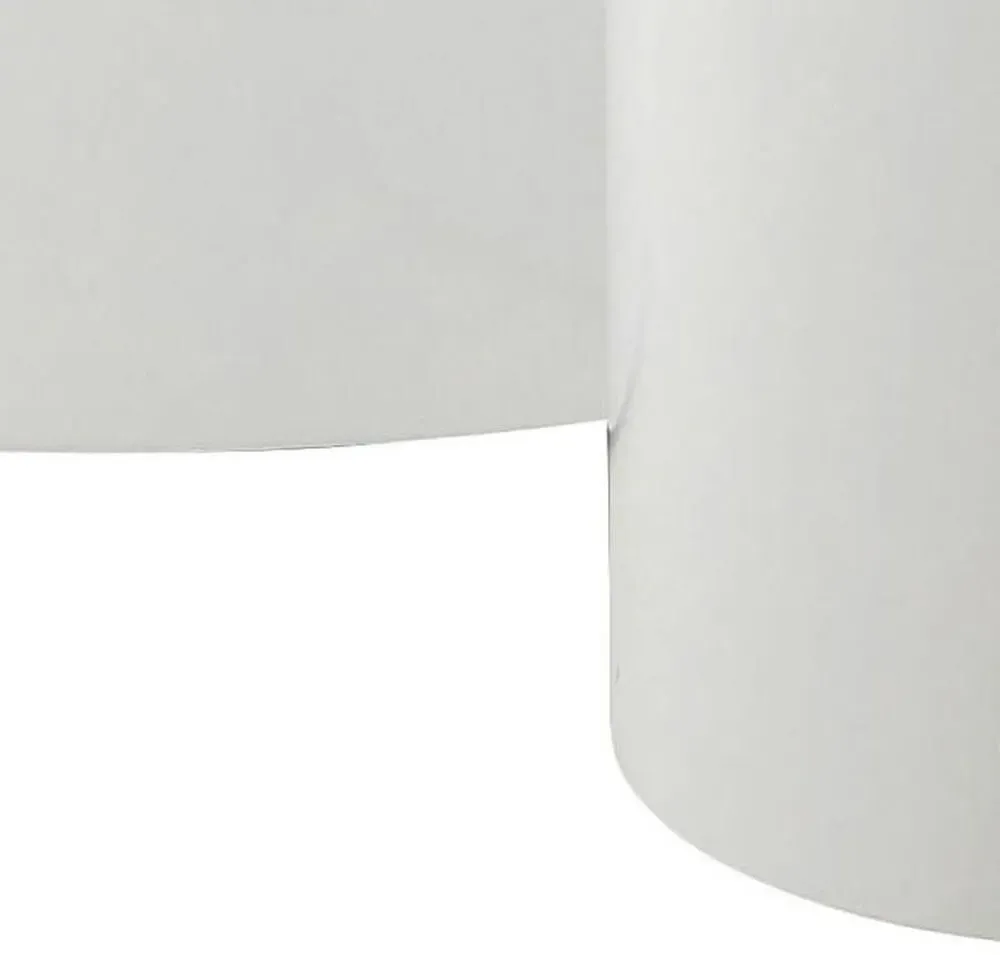 Mice Oval Coffee Table Set of 2 - White, High Gloss