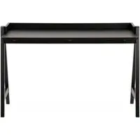 Miso Writing Desk - Black, Oak Veneer