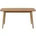 Nagano 6 Seater Dining Table - Oak