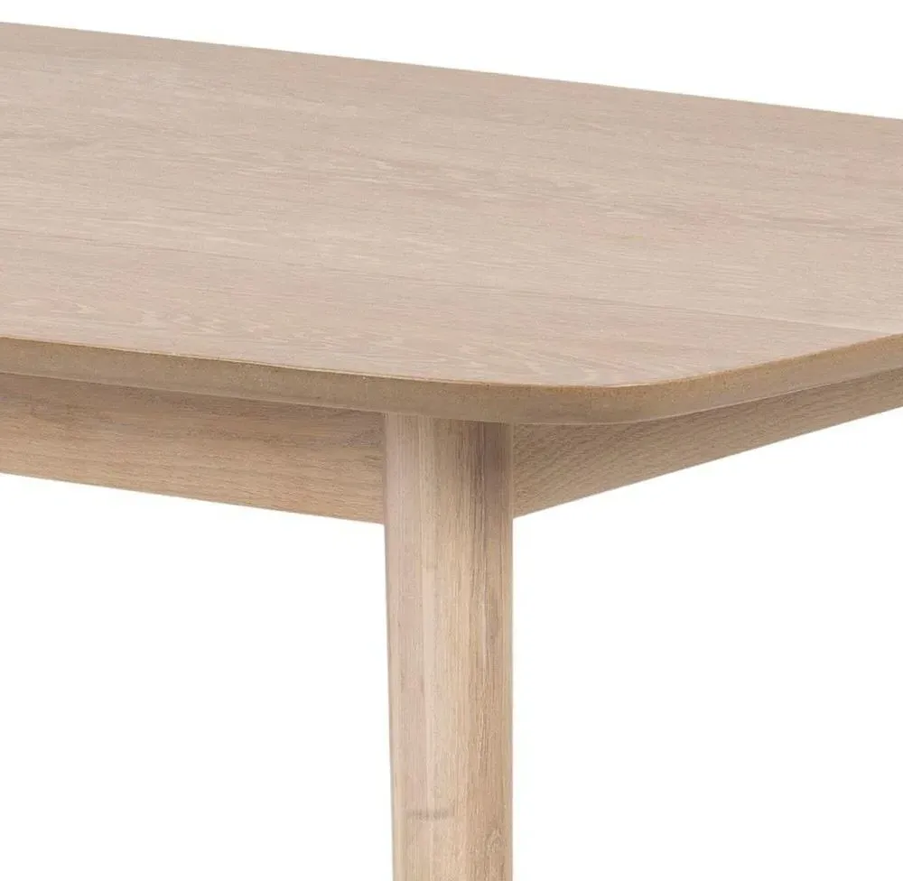 Nagano 6 Seater Dining Table - White Oak