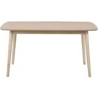 Nagano 6 Seater Dining Table - White Oak