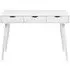 Neptun 3 Drawer Office Desk - White, Melamine