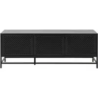 Newville 3 Door Sideboard - Black, Metal