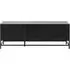 Newville 3 Door Sideboard - Black, Metal