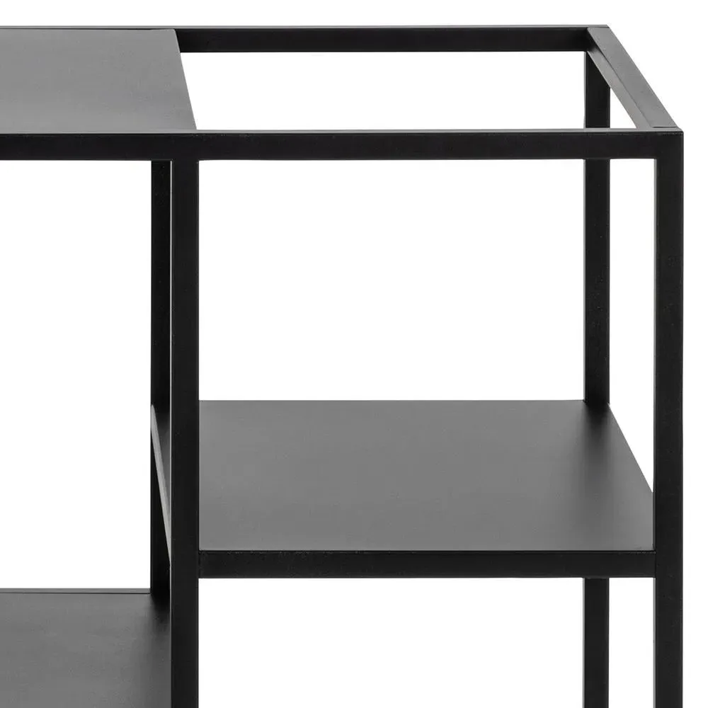 Newville Serving Trolley - Black, Metal