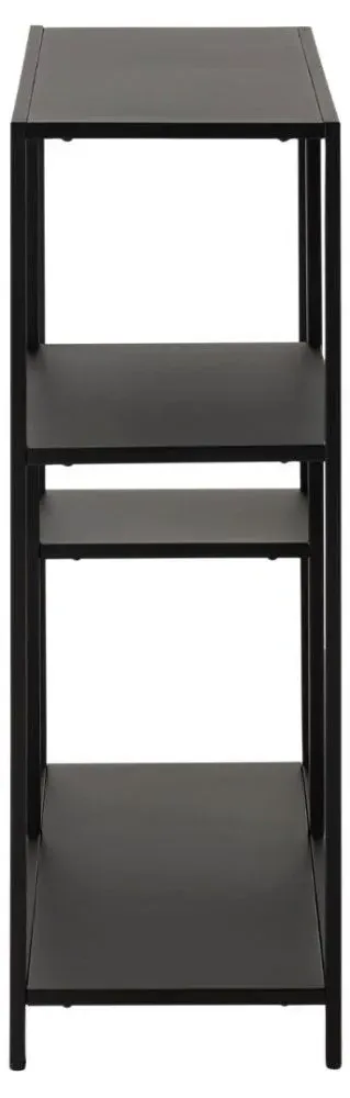 Newville Small Shelving Unit - Black, Metal