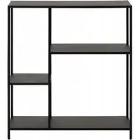 Newville Small Shelving Unit - Black, Metal