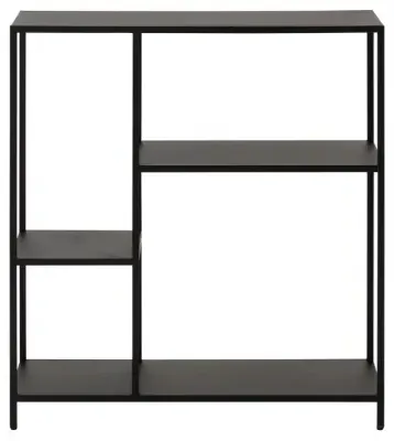 Newville Small Shelving Unit - Black, Metal image