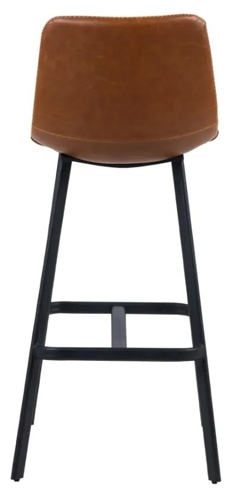 Oregon Bar Stool - Tan, Faux Leather